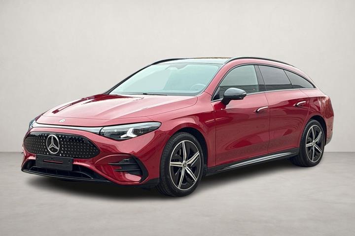 Rød Mercedes CLA250+ fra 2026