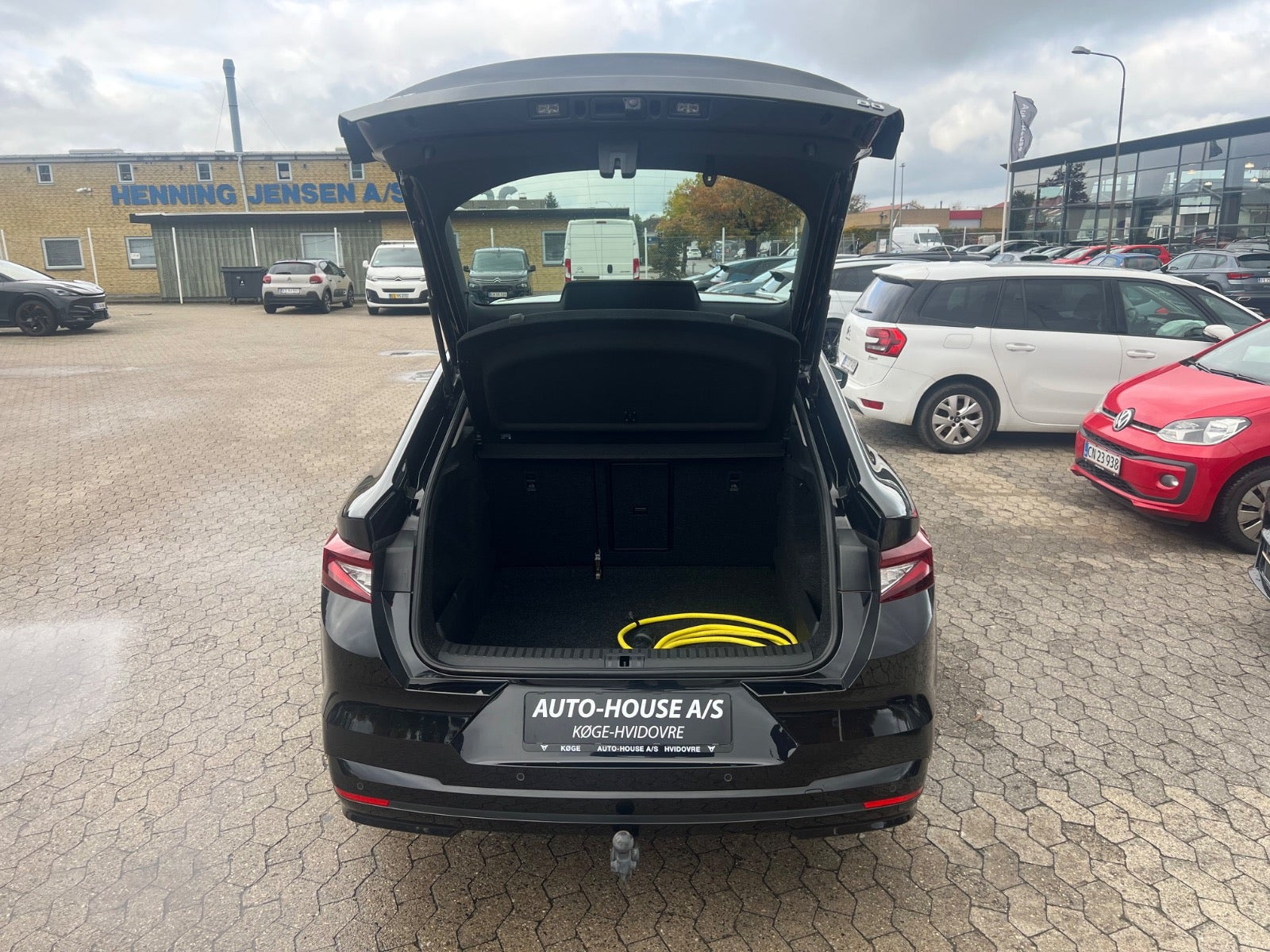 Sort Skoda Enyaq fra 2023
