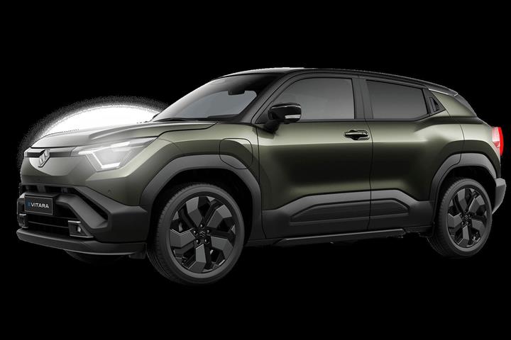 Grøn Suzuki eVitara fra 2025