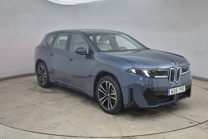 Blå BMW iX3 fra 2026
