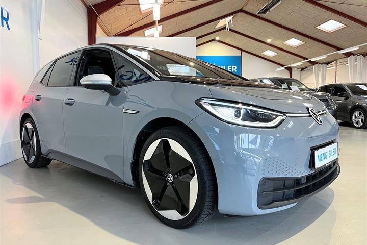 Grå VW ID.3 fra 2020