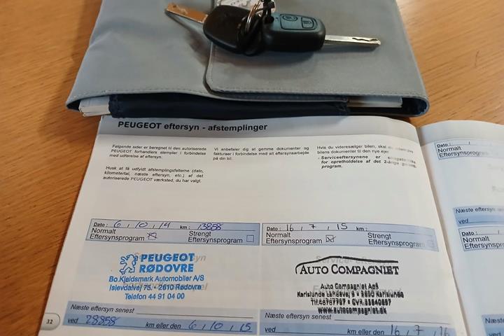 Lilla Peugeot 107 fra 2013