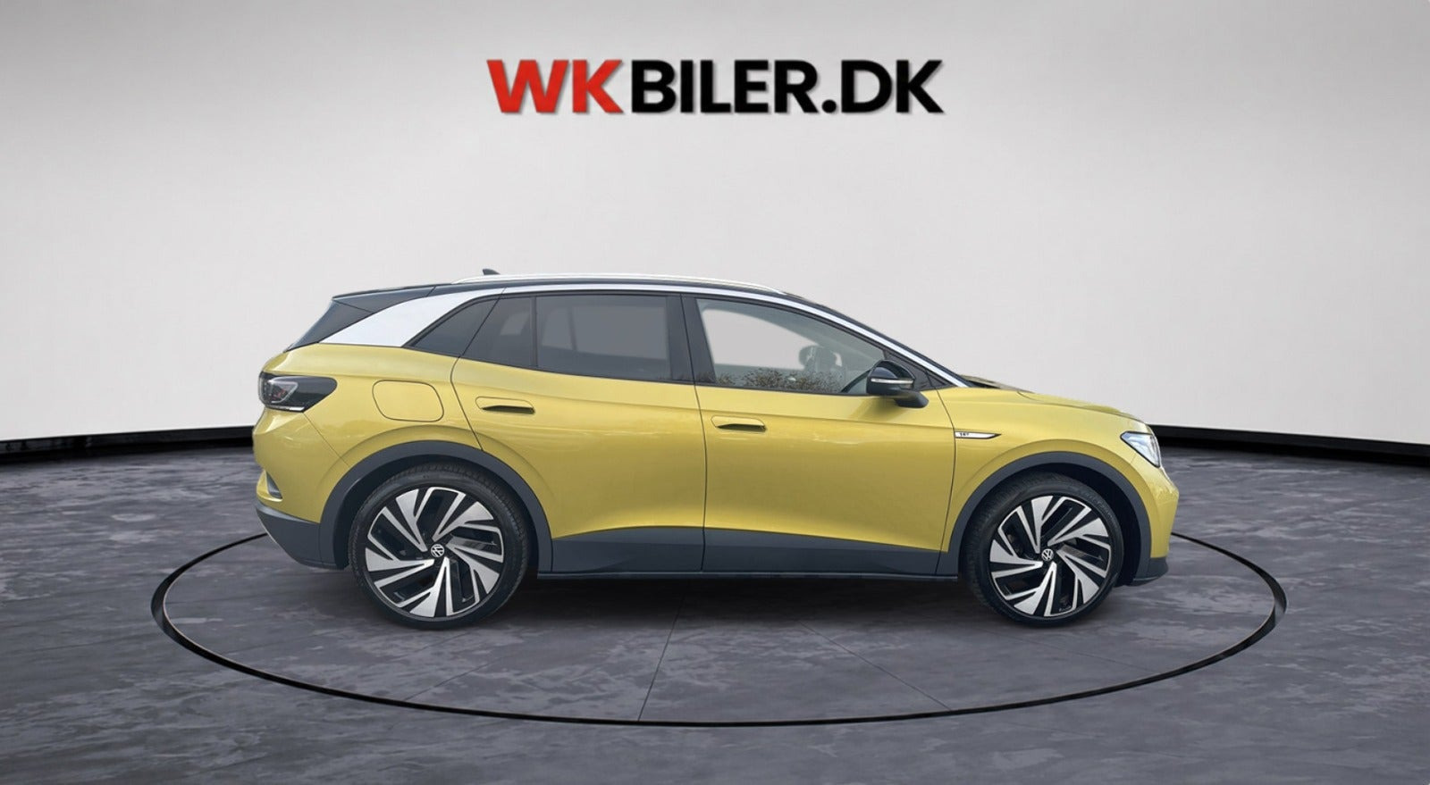 Gul VW ID.4 fra 2021
