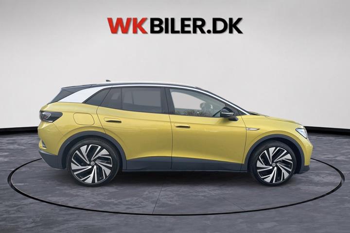 Gul VW ID.4 fra 2021