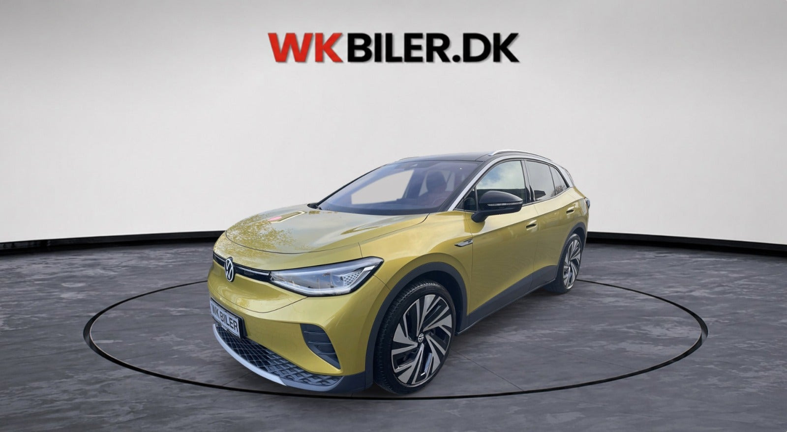 Gul VW ID.4 fra 2021