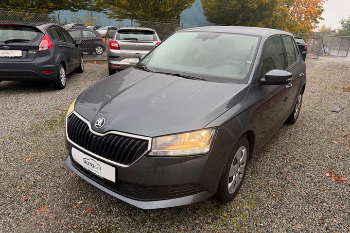 Grå Skoda Fabia fra 2020