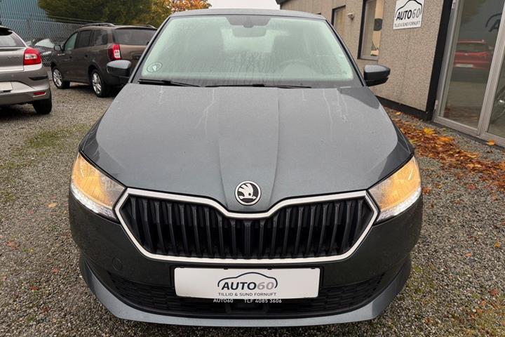 Grå Skoda Fabia fra 2020