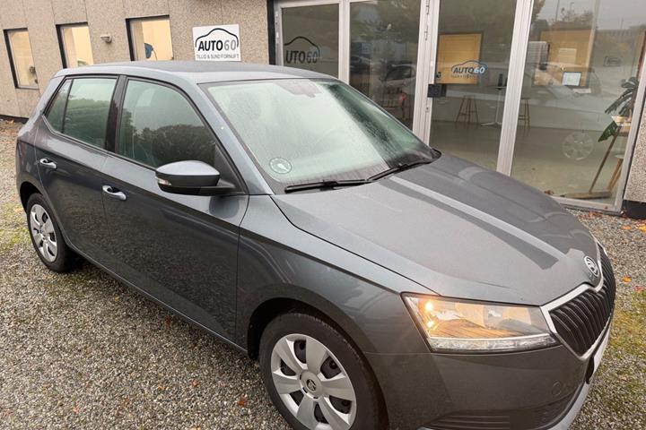 Grå Skoda Fabia fra 2020