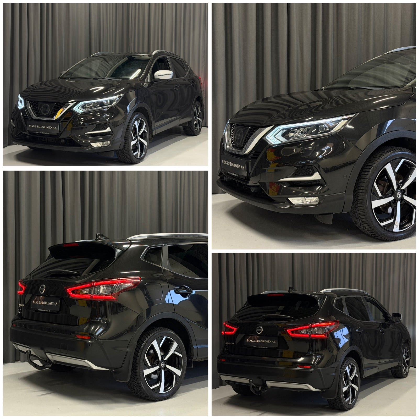 Sort Nissan Qashqai fra 2017