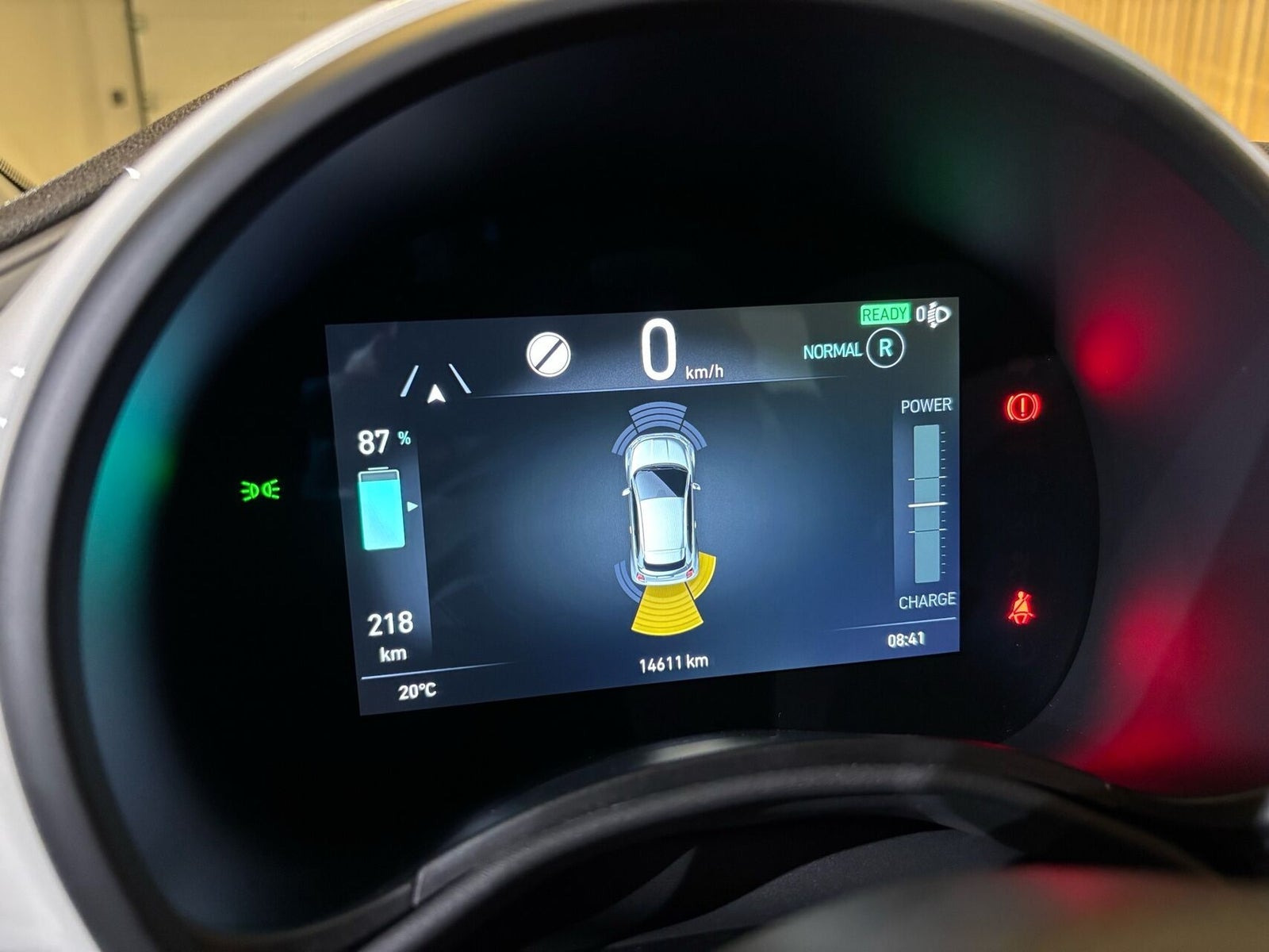 Hvid Fiat 500e fra 2023