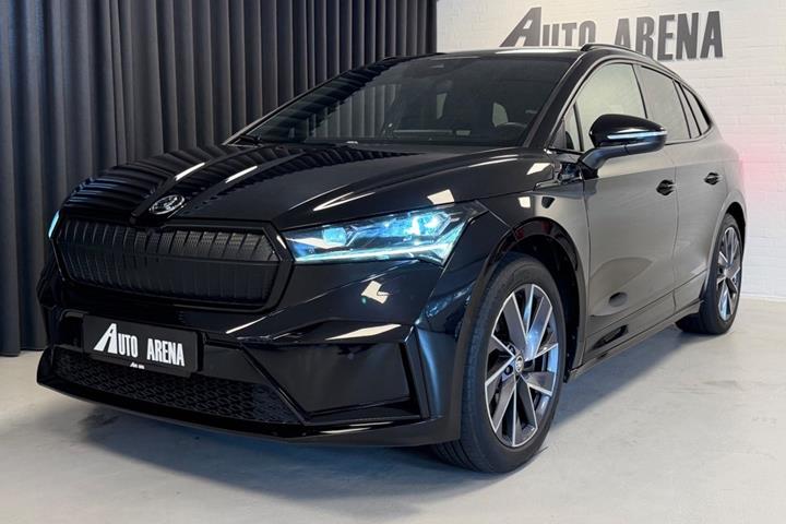 Sort Skoda Enyaq fra 2023