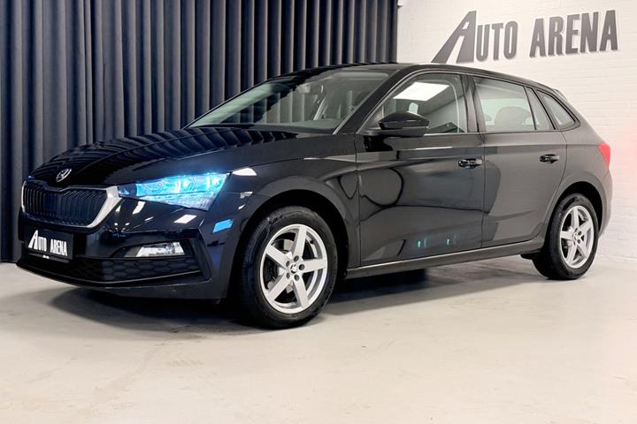 Sort Skoda Scala fra 2019