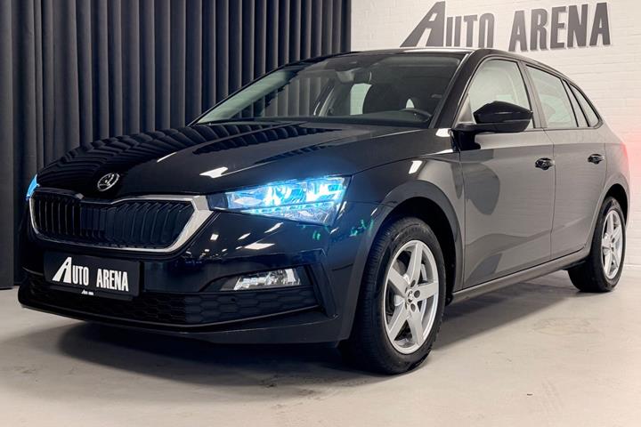 Sort Skoda Scala fra 2019