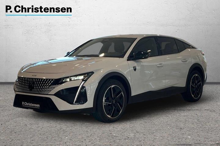 Hvid Peugeot e-408 fra 2025
