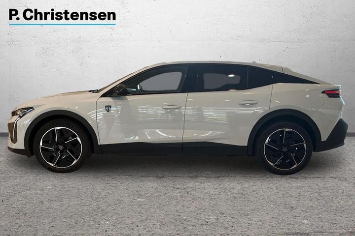 Hvid Peugeot e-408 fra 2025
