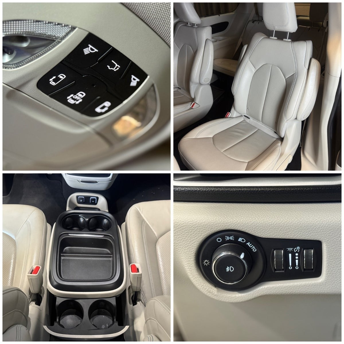 Sølv Chrysler Pacifica fra 2018