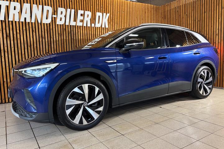 Blå VW ID.4 fra 2021