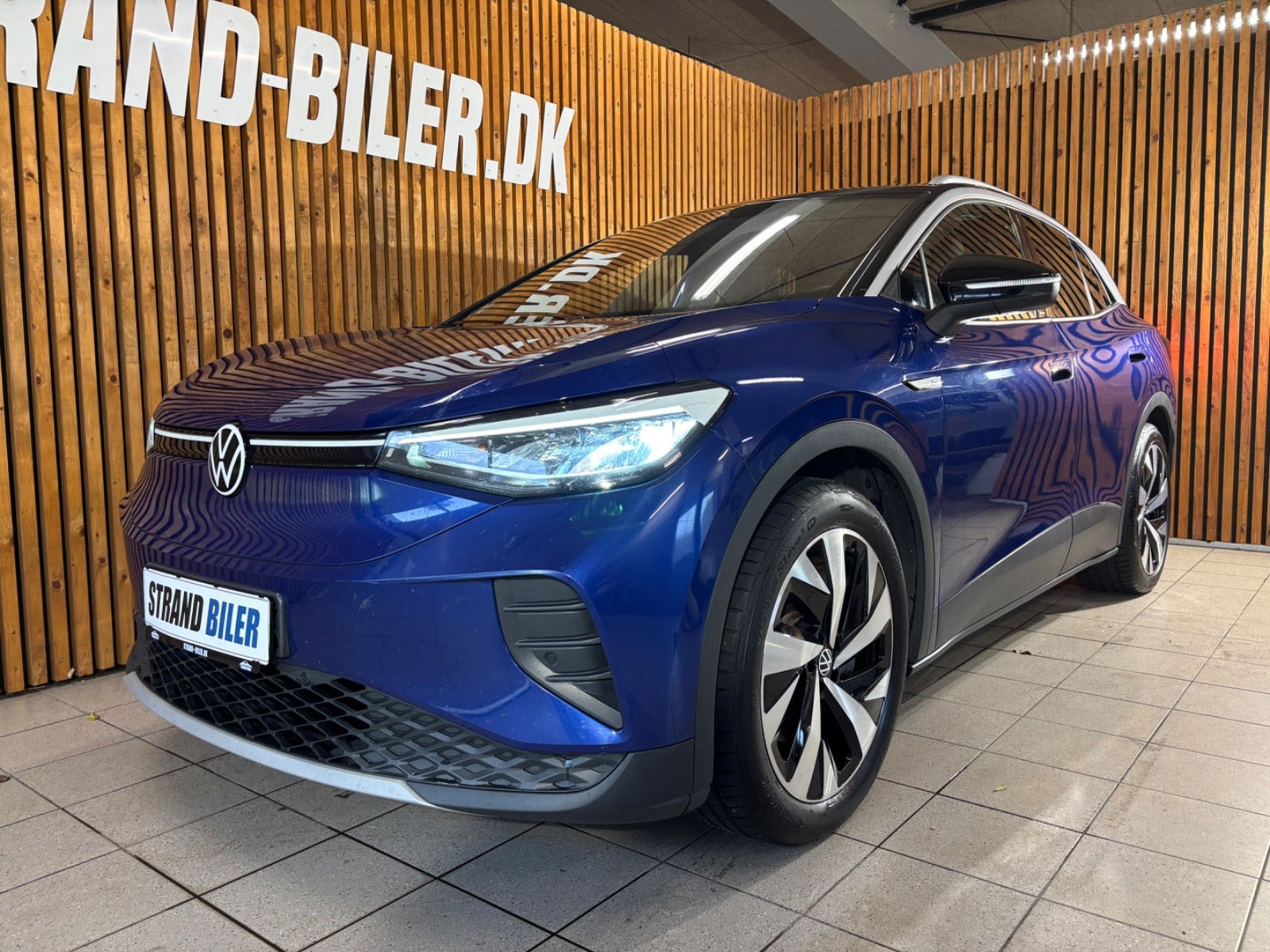 Blå VW ID.4 fra 2021