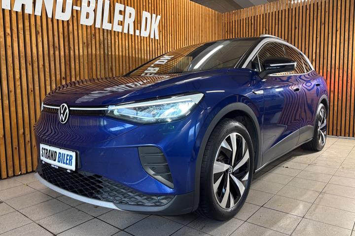 Blå VW ID.4 fra 2021