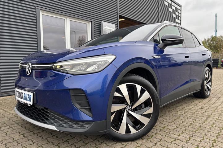 Blå VW ID.4 fra 2021