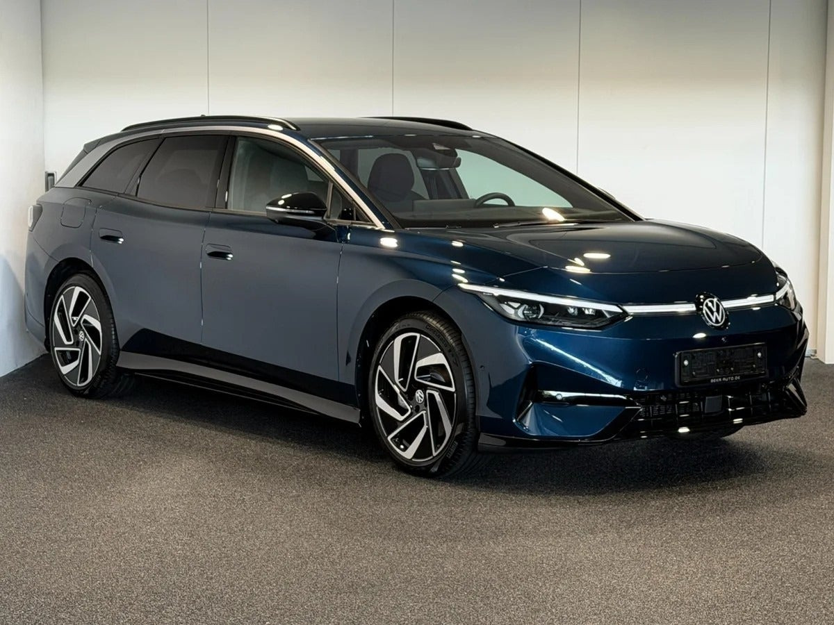 Blå VW ID.7 fra 2025