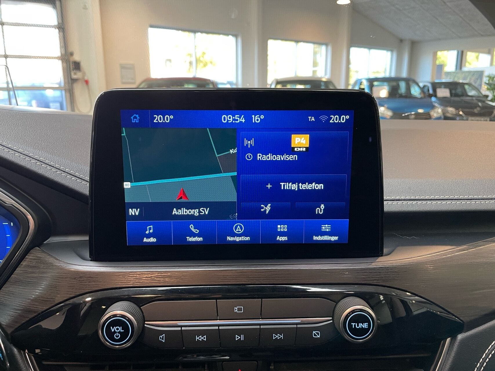 Hvid Ford Kuga fra 2020