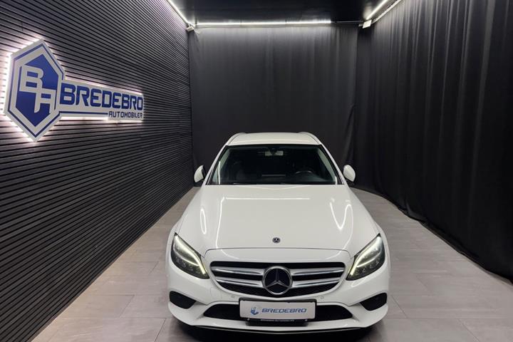Hvid Mercedes C220 d fra 2019