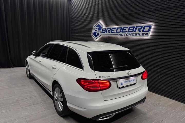 Hvid Mercedes C220 d fra 2019