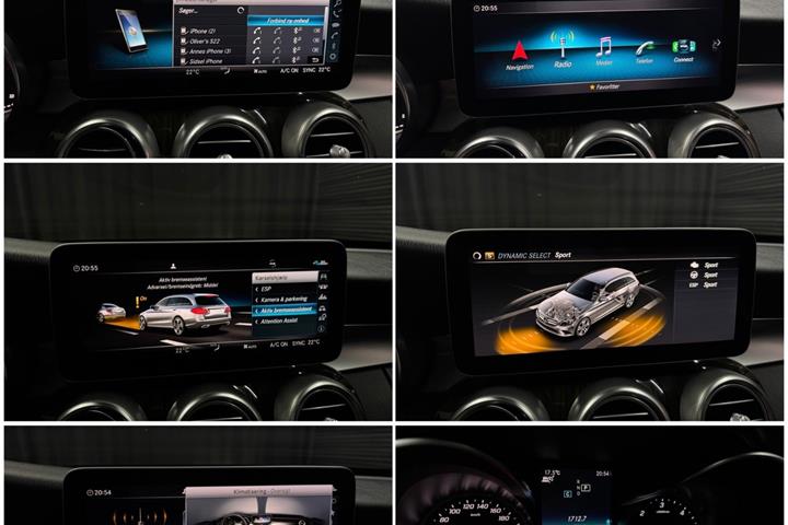Hvid Mercedes C220 d fra 2019