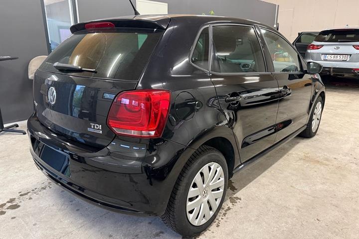 Sort VW Polo fra 2013