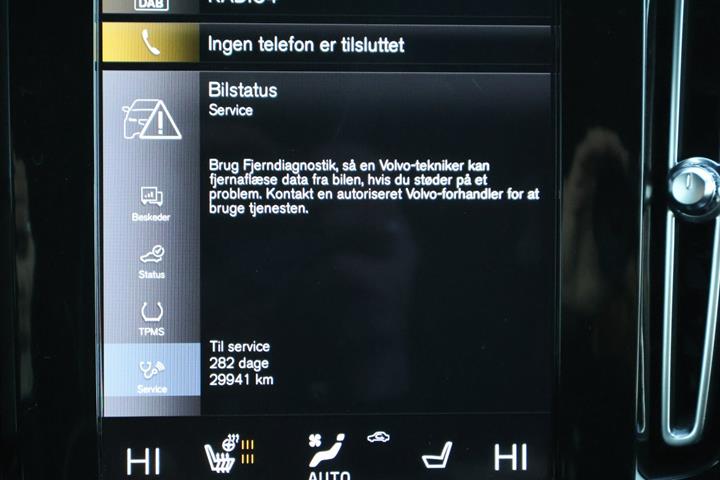 Sort Volvo XC40 fra 2021
