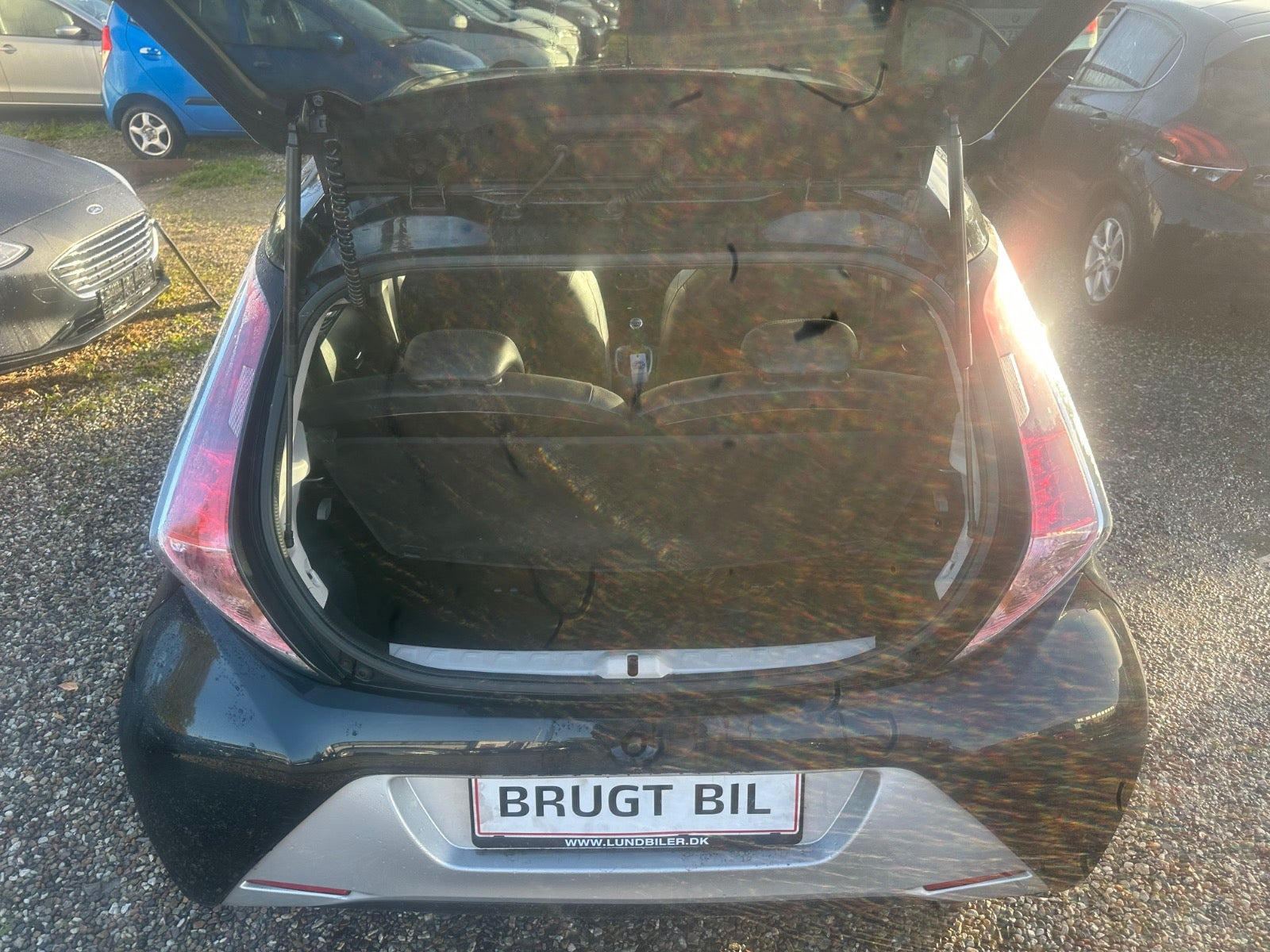 Sort Toyota Aygo fra 2017
