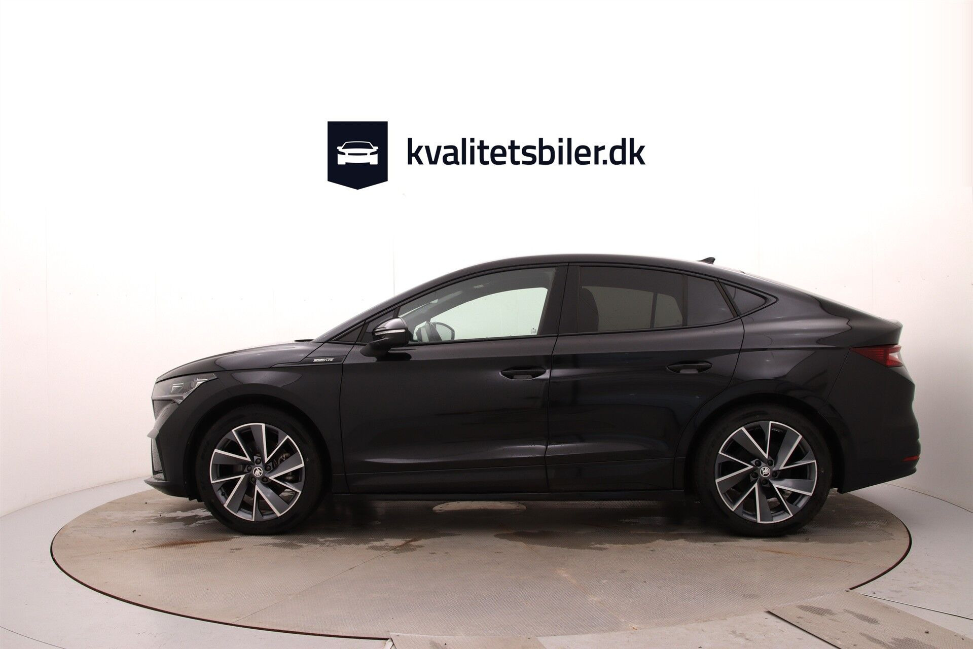 Sort Skoda Enyaq fra 2023