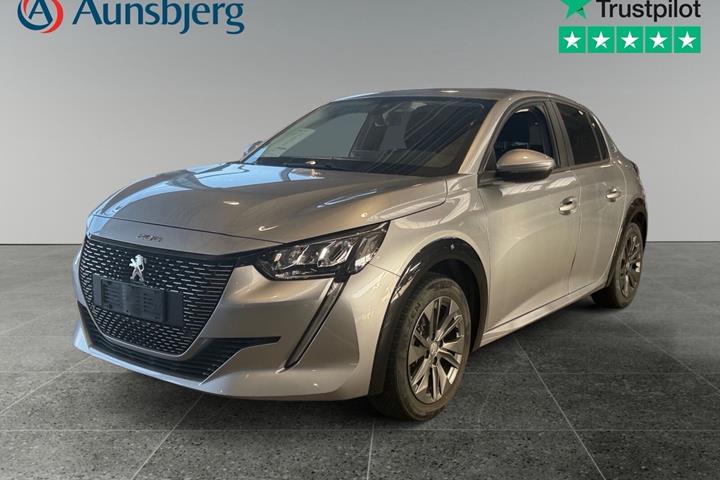 Grå Peugeot e-208 fra 2022