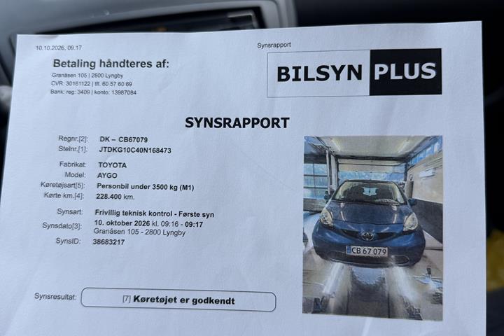 undefined Toyota Aygo fra 2007