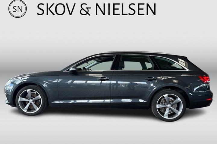 Grå Audi A4 fra 2015