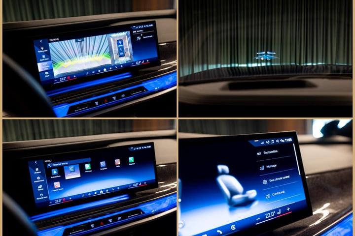 Blå BMW i7 fra 2022