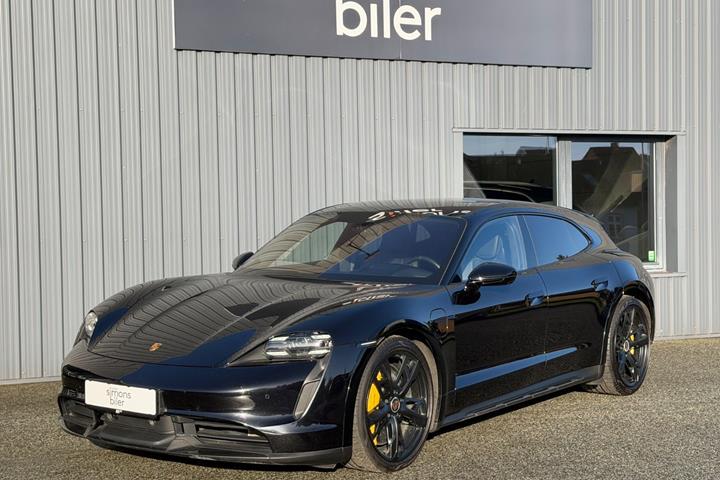 Sort Porsche Taycan Turbo S fra 2021