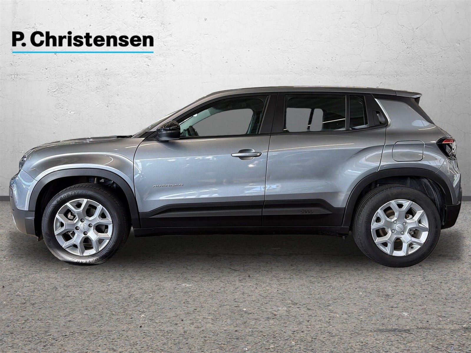 Grå Jeep Avenger fra 2025