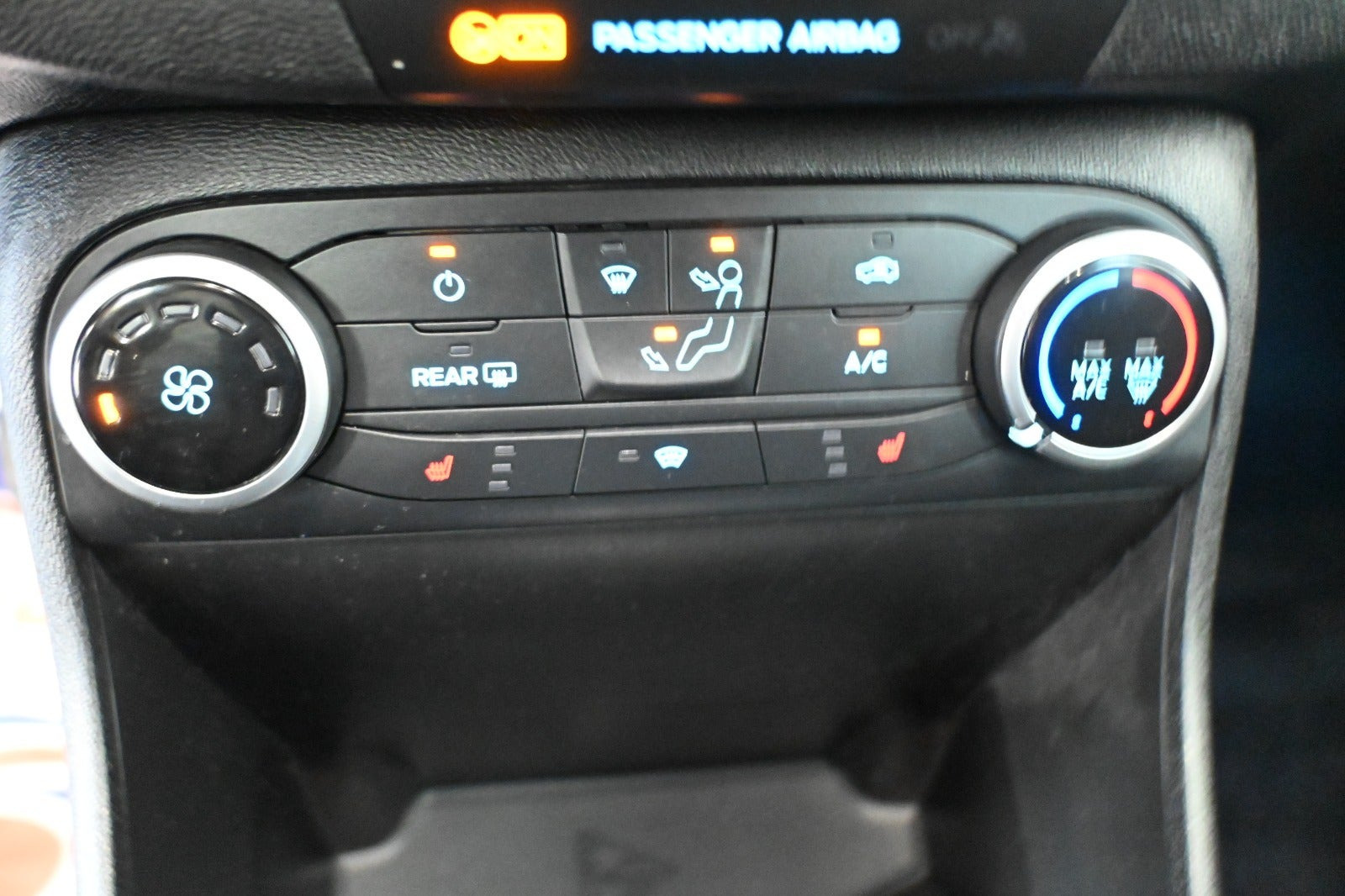 Blå Ford Fiesta fra 2019