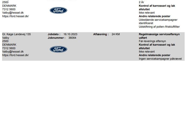Sort Ford Mustang Mach-E fra 2023