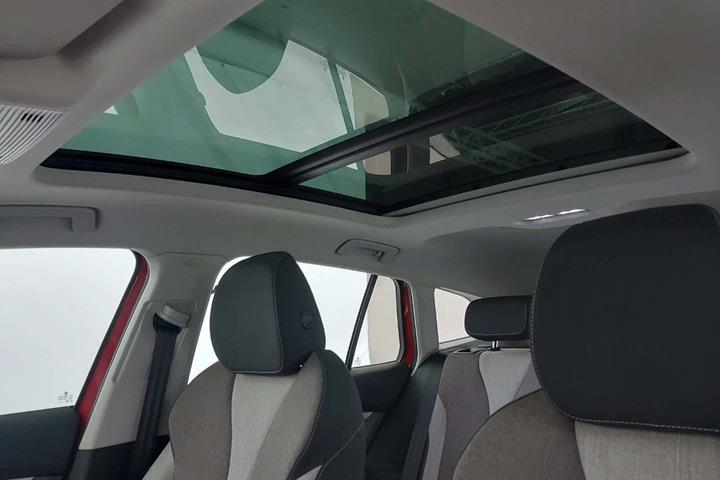 Rød Skoda Enyaq fra 2023