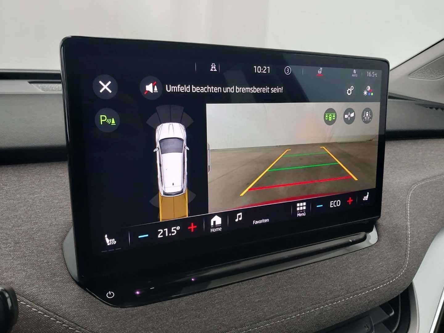 Rød Skoda Enyaq fra 2023