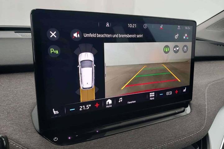 Rød Skoda Enyaq fra 2023