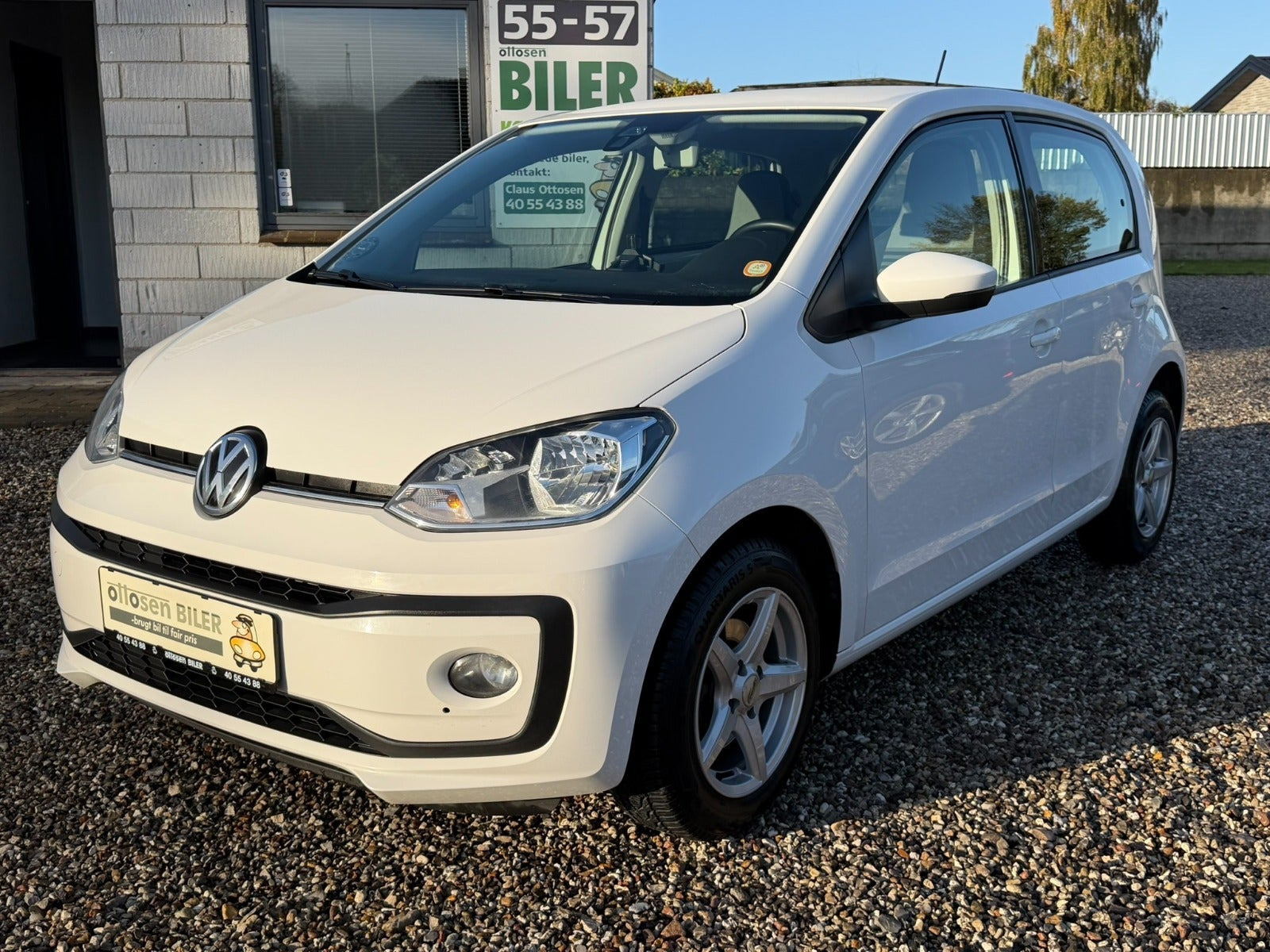Hvid VW UP! fra 2018