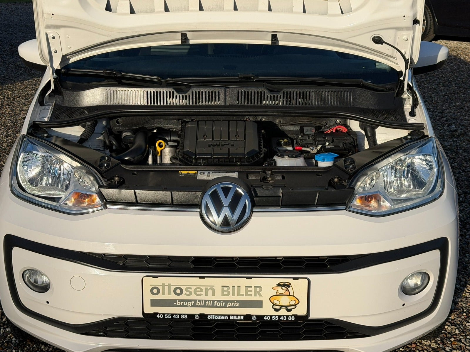 Hvid VW UP! fra 2018