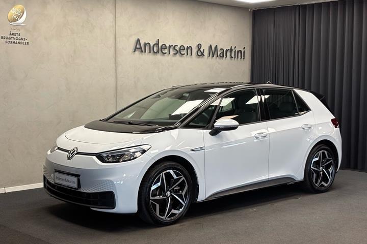 Hvid VW ID.3 fra 2022