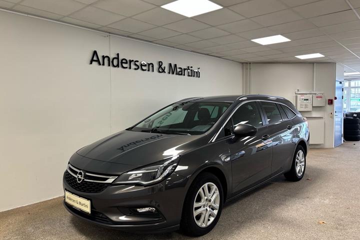 Grå Opel Astra fra 2016