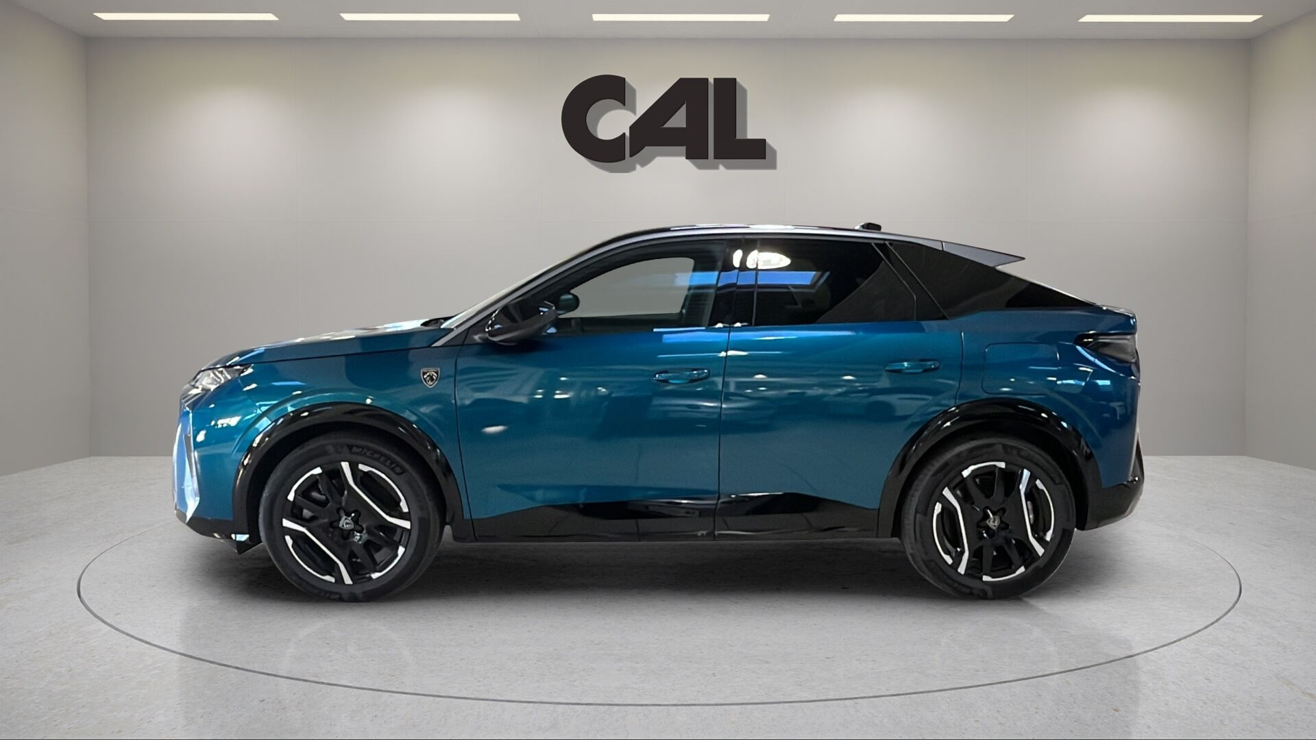 Blå Peugeot e-3008 fra 2026