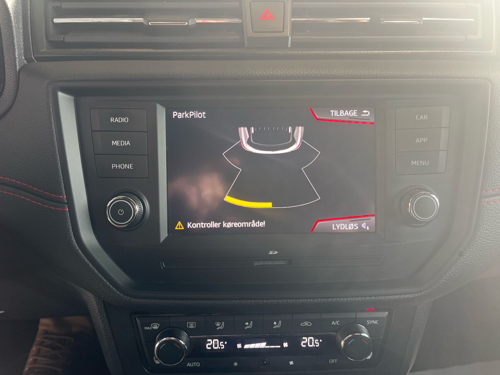 Rød Seat Arona fra 2020
